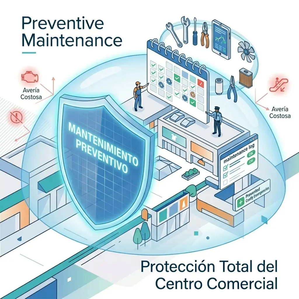 Mantenimiento Preventivo vs. Correctivo: Cómo ahorrar miles de pesos en tu plaza comercial
